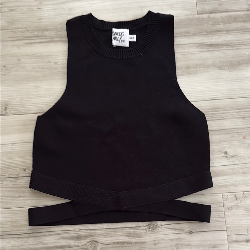 Black Sleeveless Top by Princess Polly
